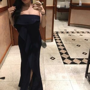 Asos - navy blue gown/ dress